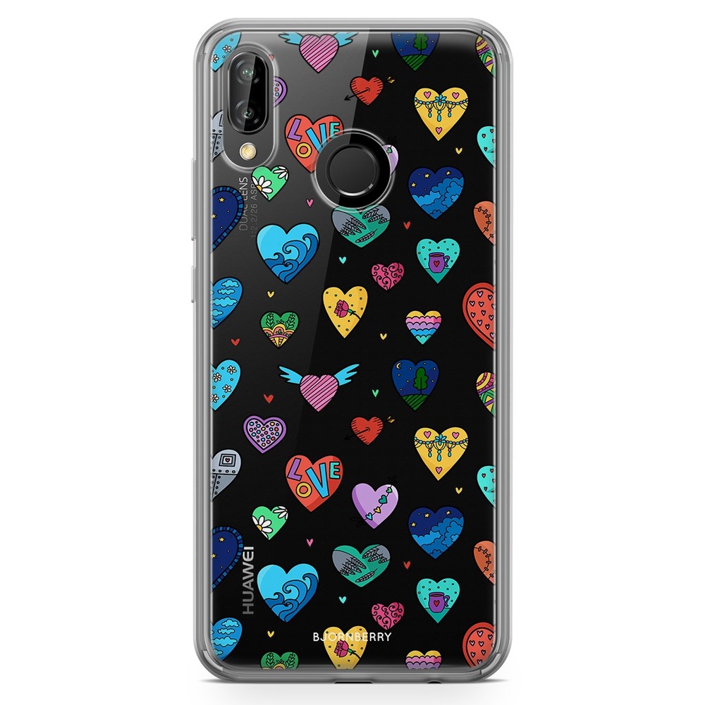 Huawei P20 Lite Fashion Case - Hearts