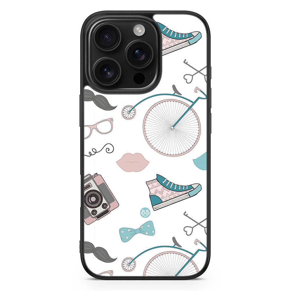 iPhone 16 Pro Case - Hipster Pattern