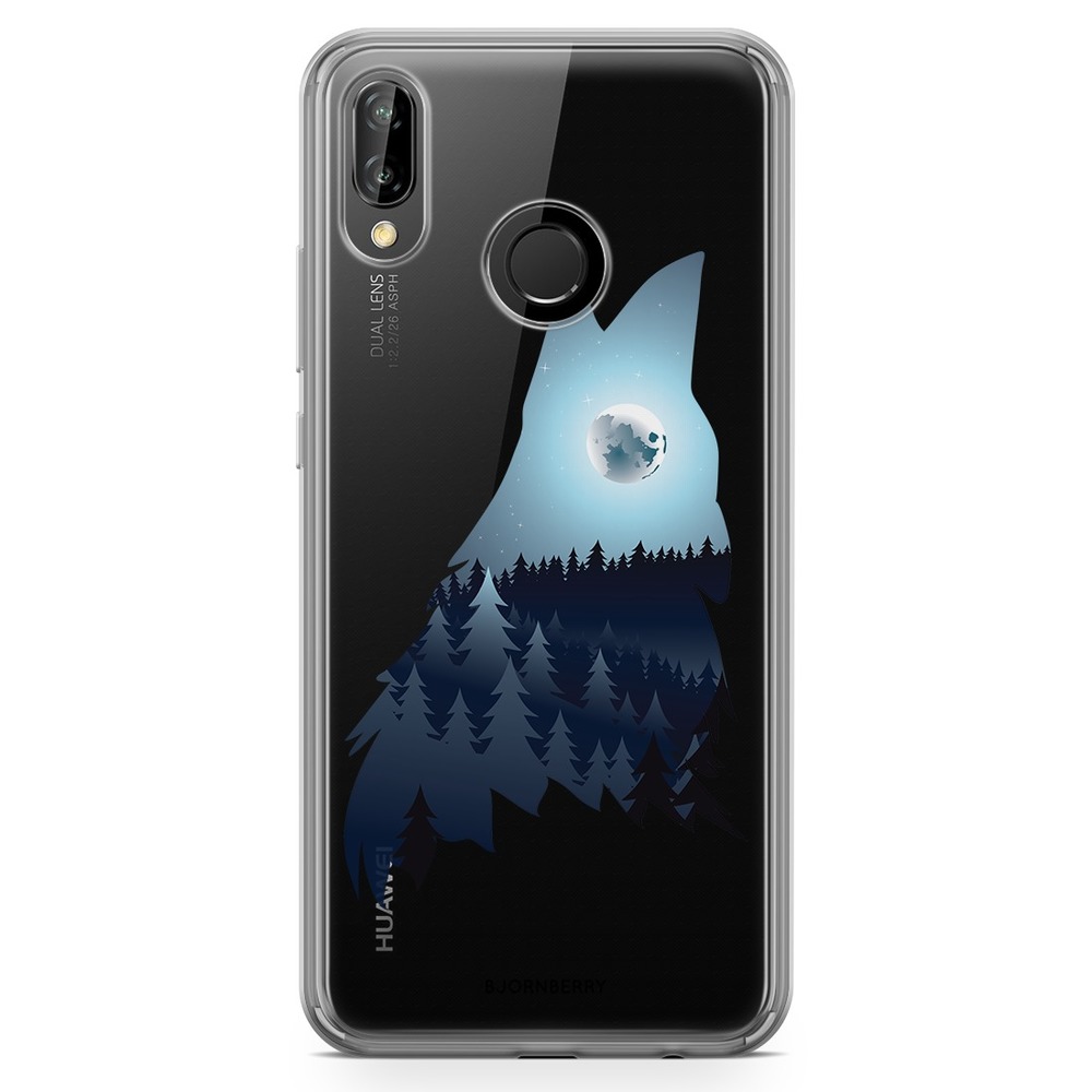 Huawei P20 Lite Fashion Case - Forest Wolf