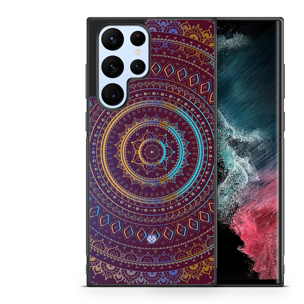 Samsung Galaxy S23 Ultra 5G Case - Purple Mandala