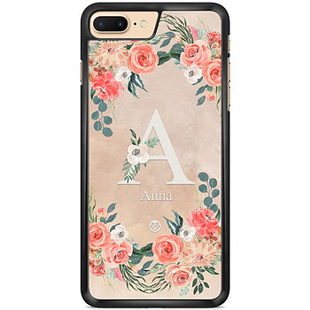 iPhone 7 Plus Custom Skal - Monogram Sand
