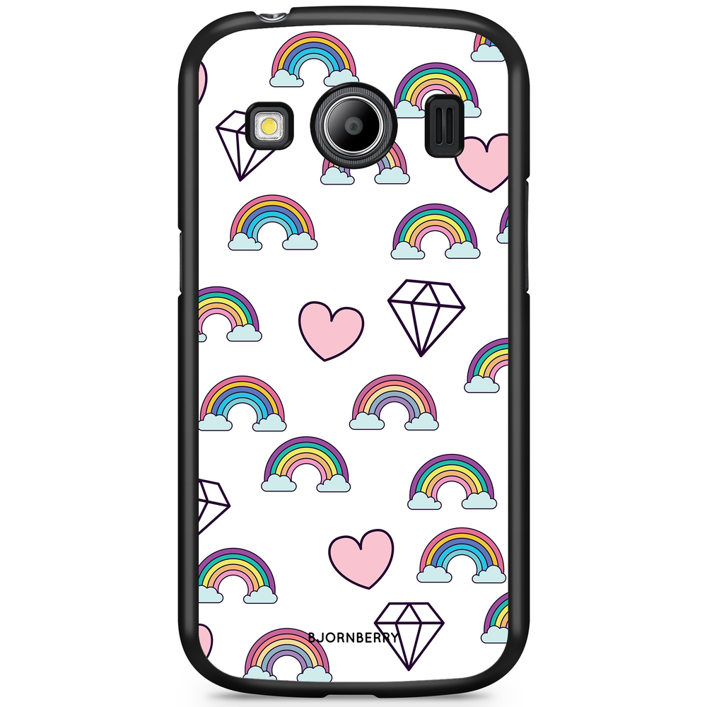 Samsung Galaxy Ace 4 Case - Rainbows & Diamonds
