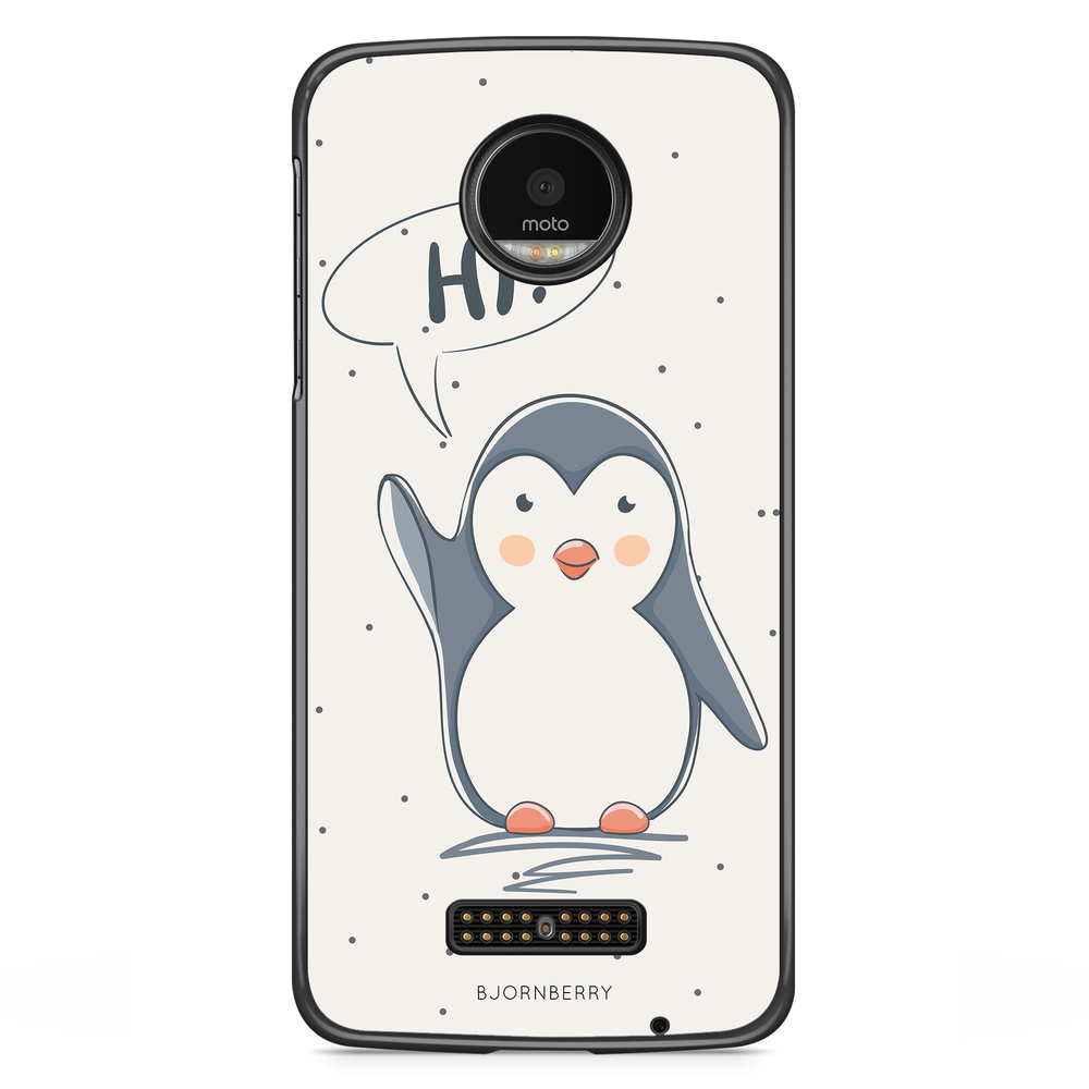 Moto Z2 Play Case - Cute Penguin