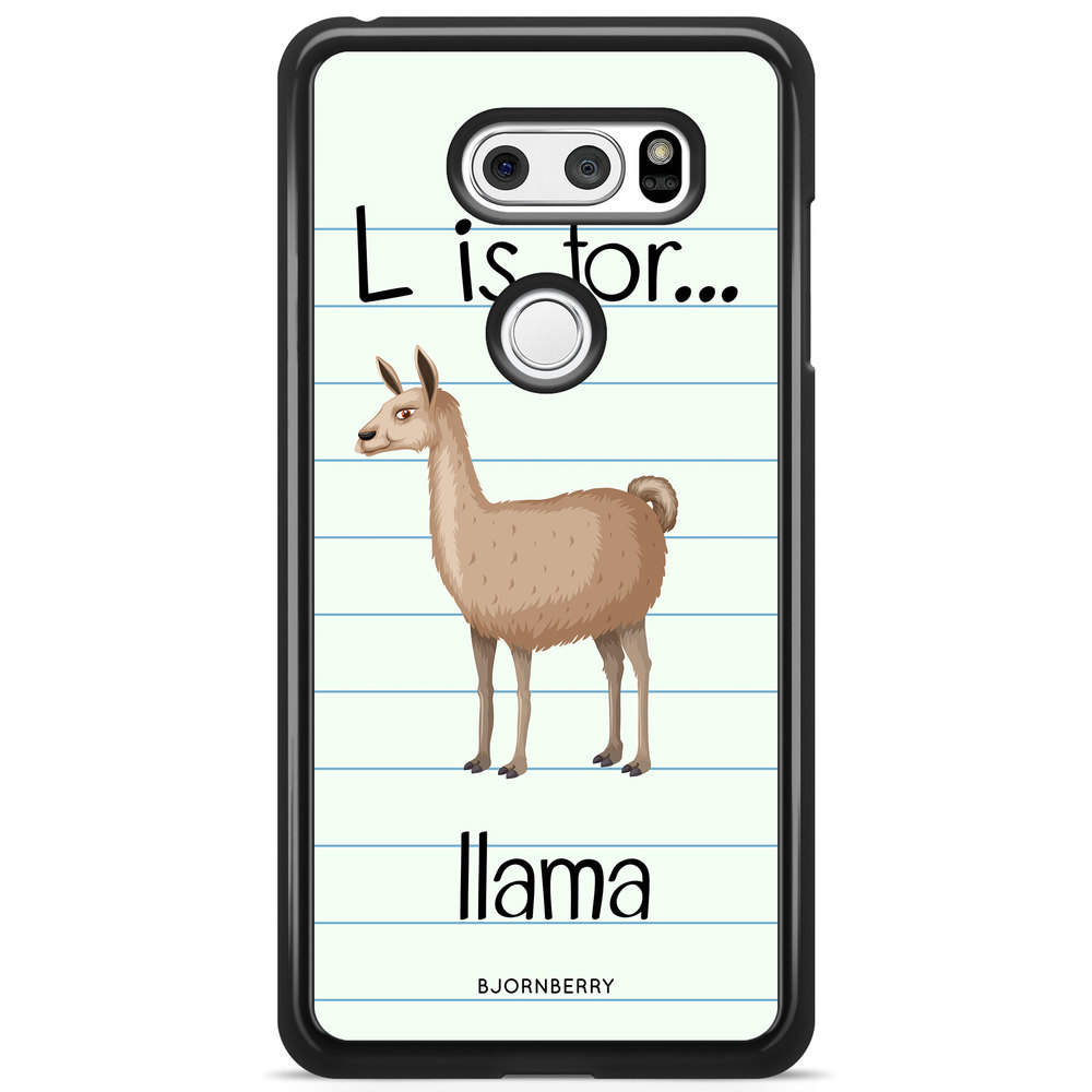 LG V30 Case - L Is For Llama