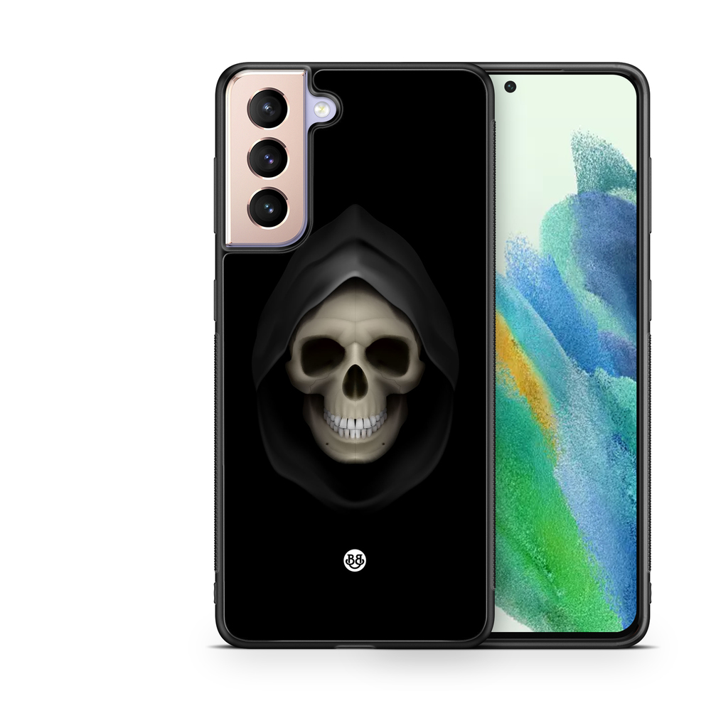 Samsung Galaxy S21 FE 5G Case - Svart Dödskalle