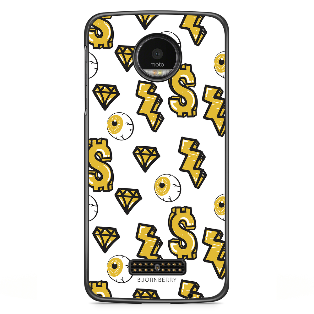 Moto Z2 Play Case - Dollar Pattern