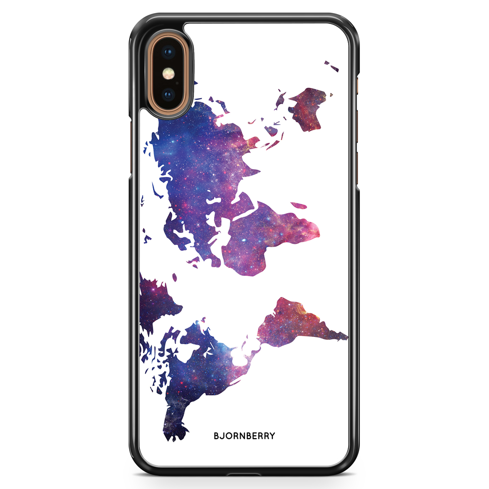 iPhone XS Max Case - World Map Space