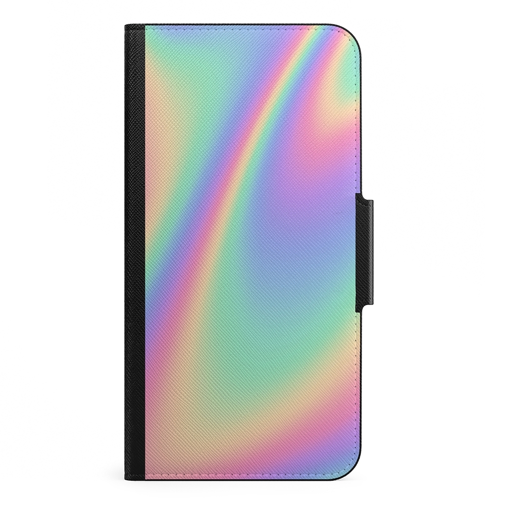 Naive iPhone 13 Pro Max Wallet Case- Rainbow