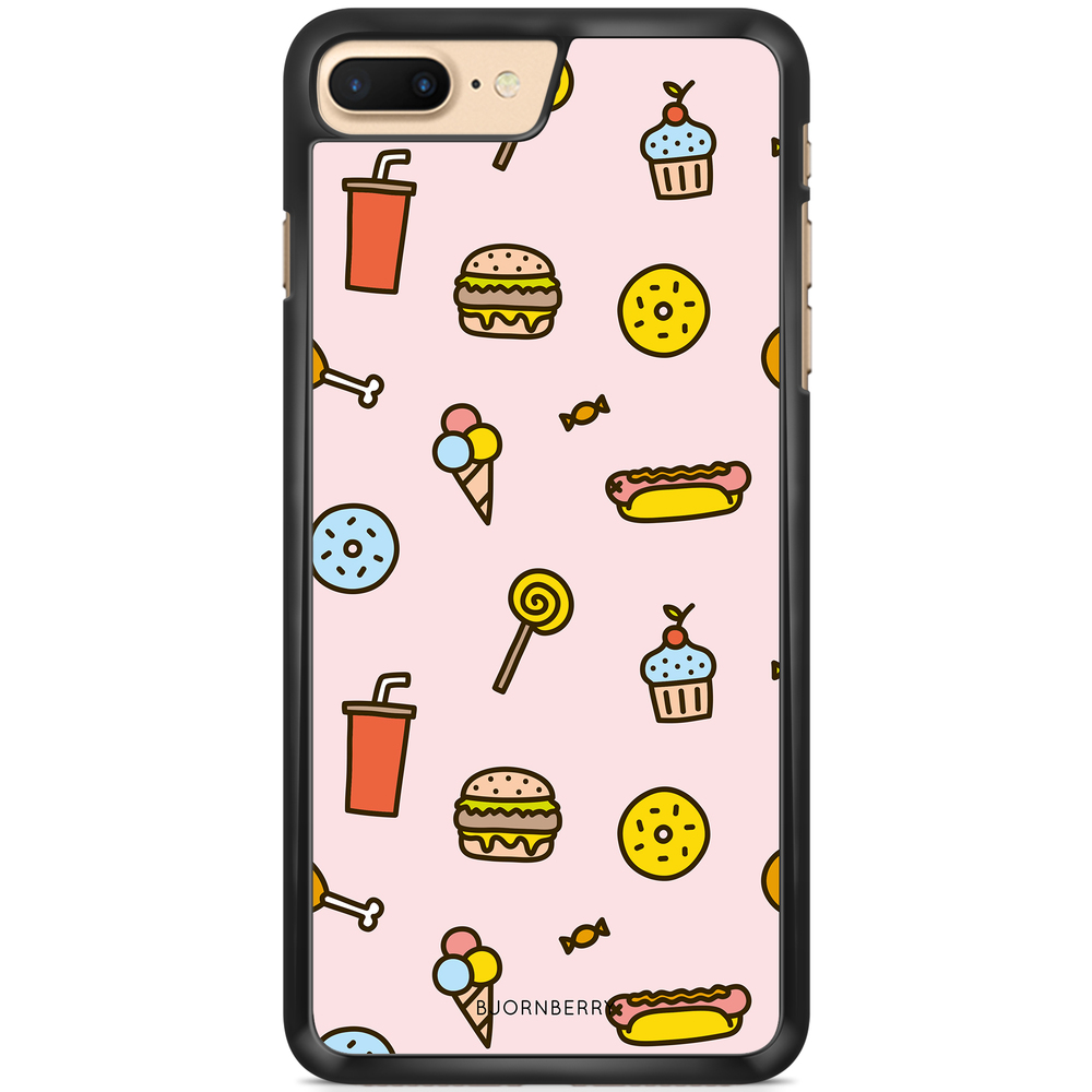 iPhone 7 Plus Case - Junk Food Pattern