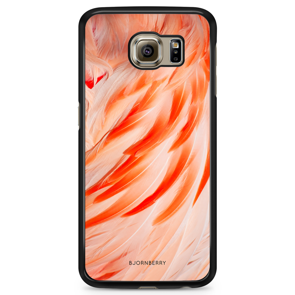 Samsung Galaxy S6 Edge Case - Flamingo Feathers