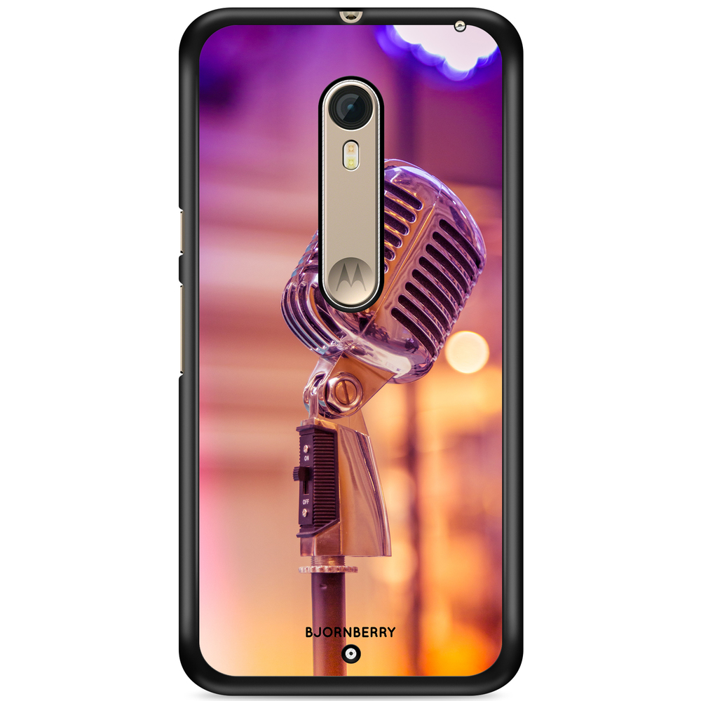 Moto X Style Case - Old Microphone