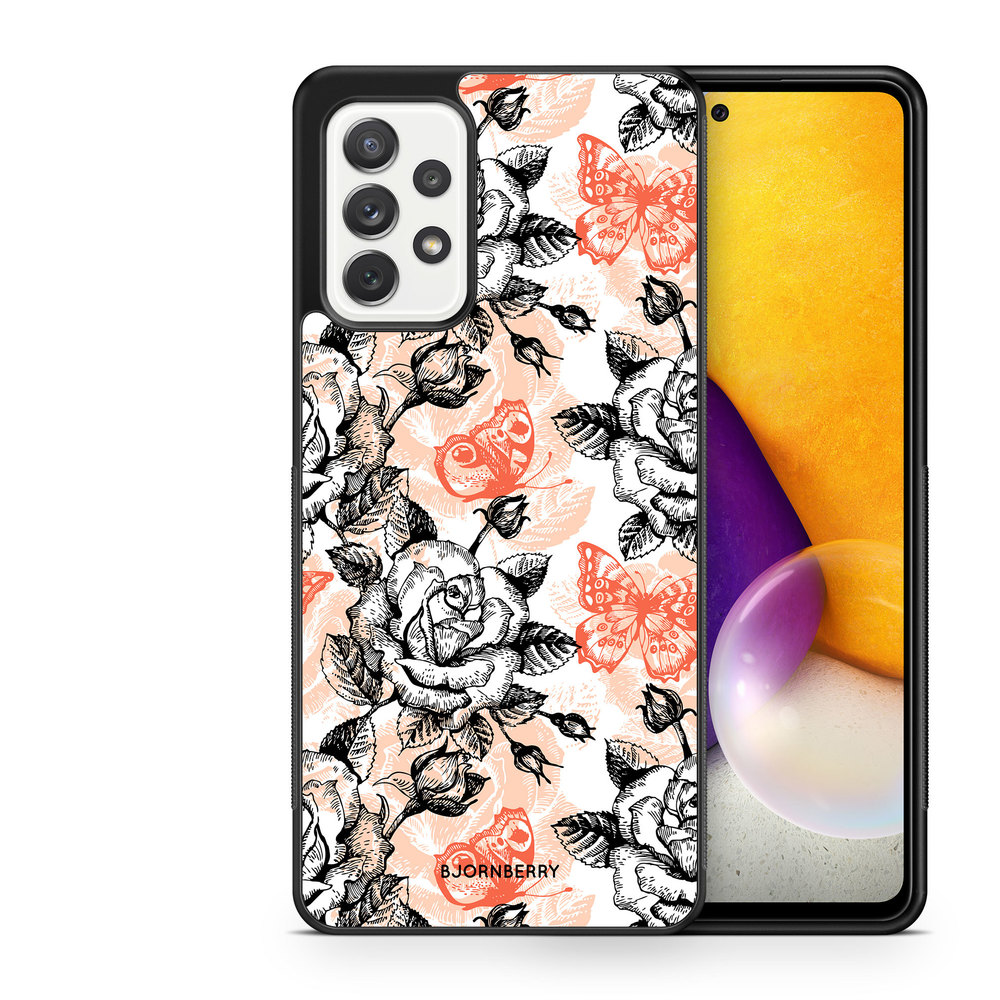 Samsung Galaxy A52/A52s 5G Case - Roses & Butterflies