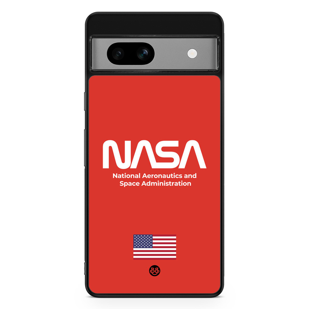 Google Pixel 7a Case - NASA Worm Red