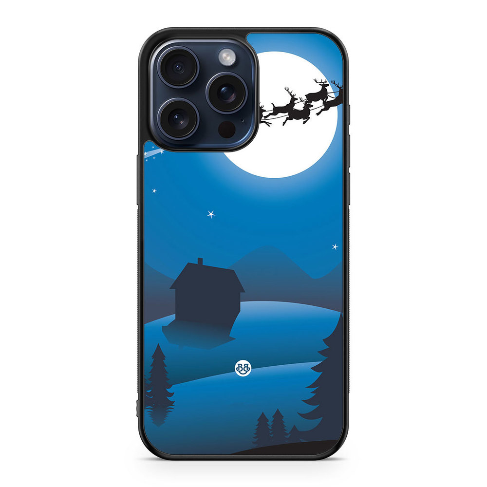 iPhone 15 Pro Max Case - Festive Sleigh