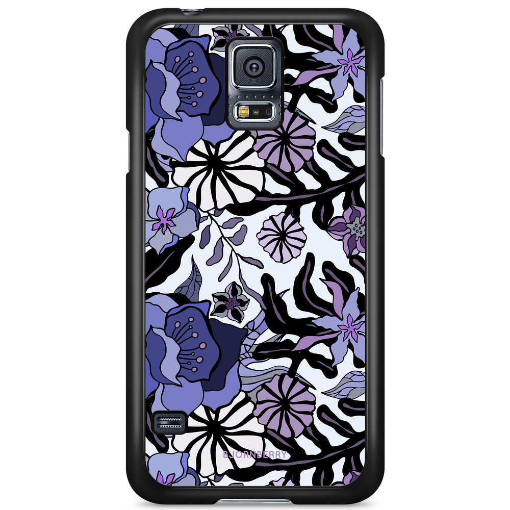 Samsung Galaxy S5/S5 NEO Case - Purple Flowers