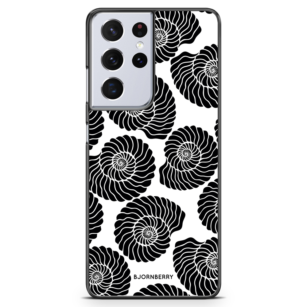 Samsung Galaxy S21 Ultra Case - Seashell BW