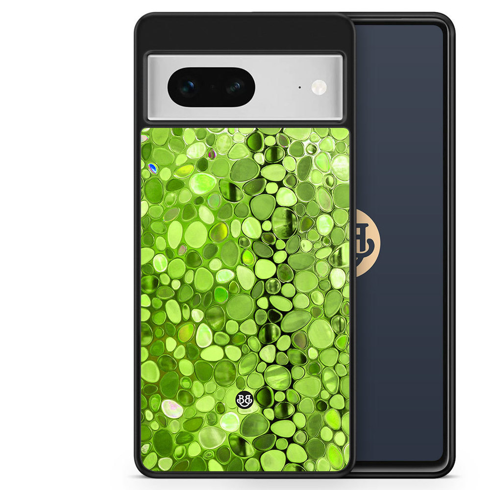 Google Pixel 7 Case - Stained Glass Green