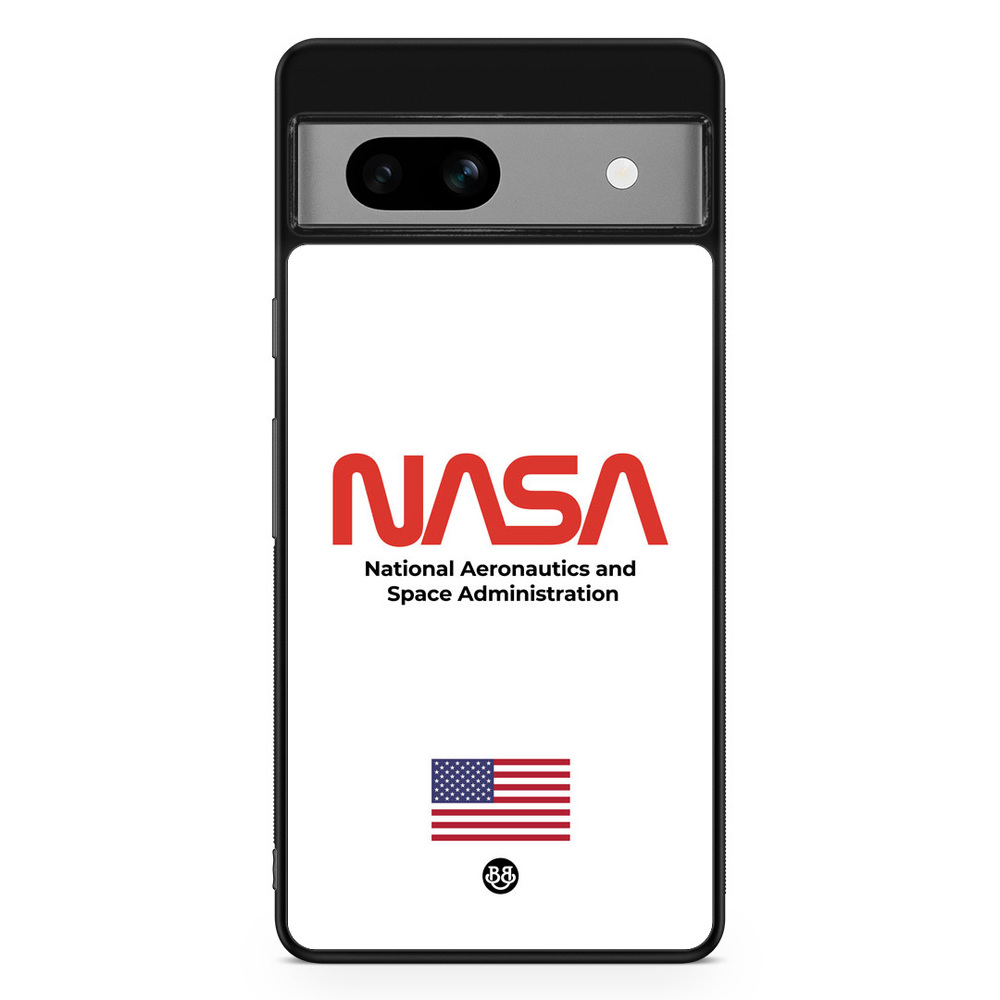 Google Pixel 7a Case - NASA Worm White