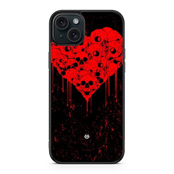 iPhone 15 Plus Skal - Skull Heart
