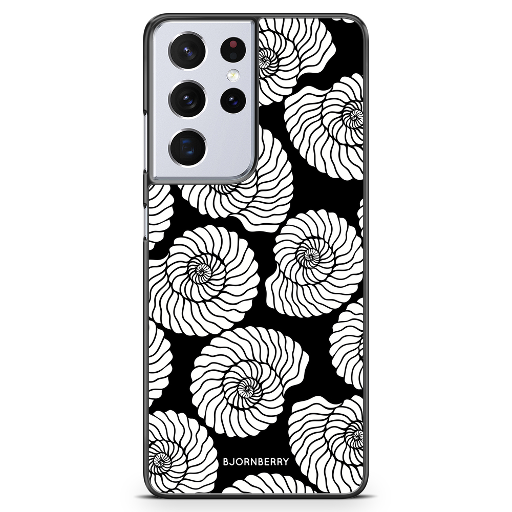Samsung Galaxy S21 Ultra Case - Seashell BW