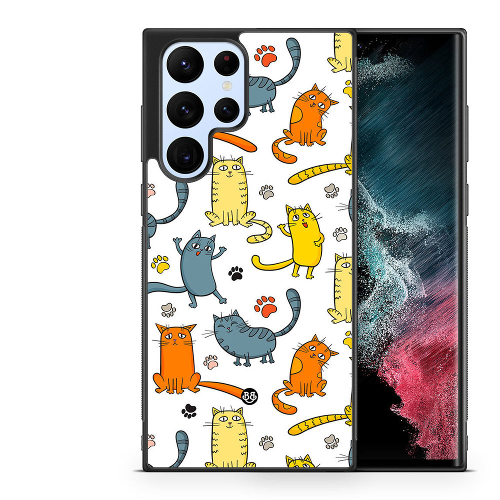 Samsung Galaxy S23 Ultra 5G Case - Cat Pattern