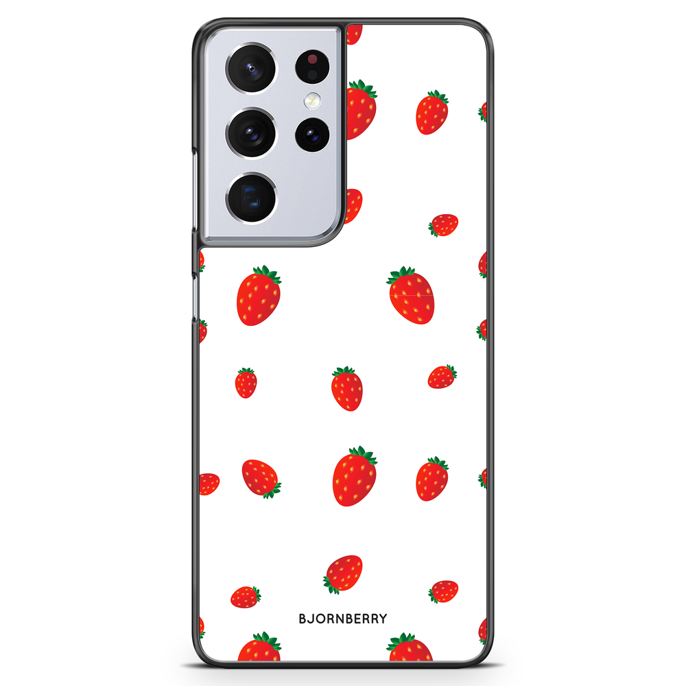 Samsung Galaxy S21 Ultra Case - Strawberry Pattern