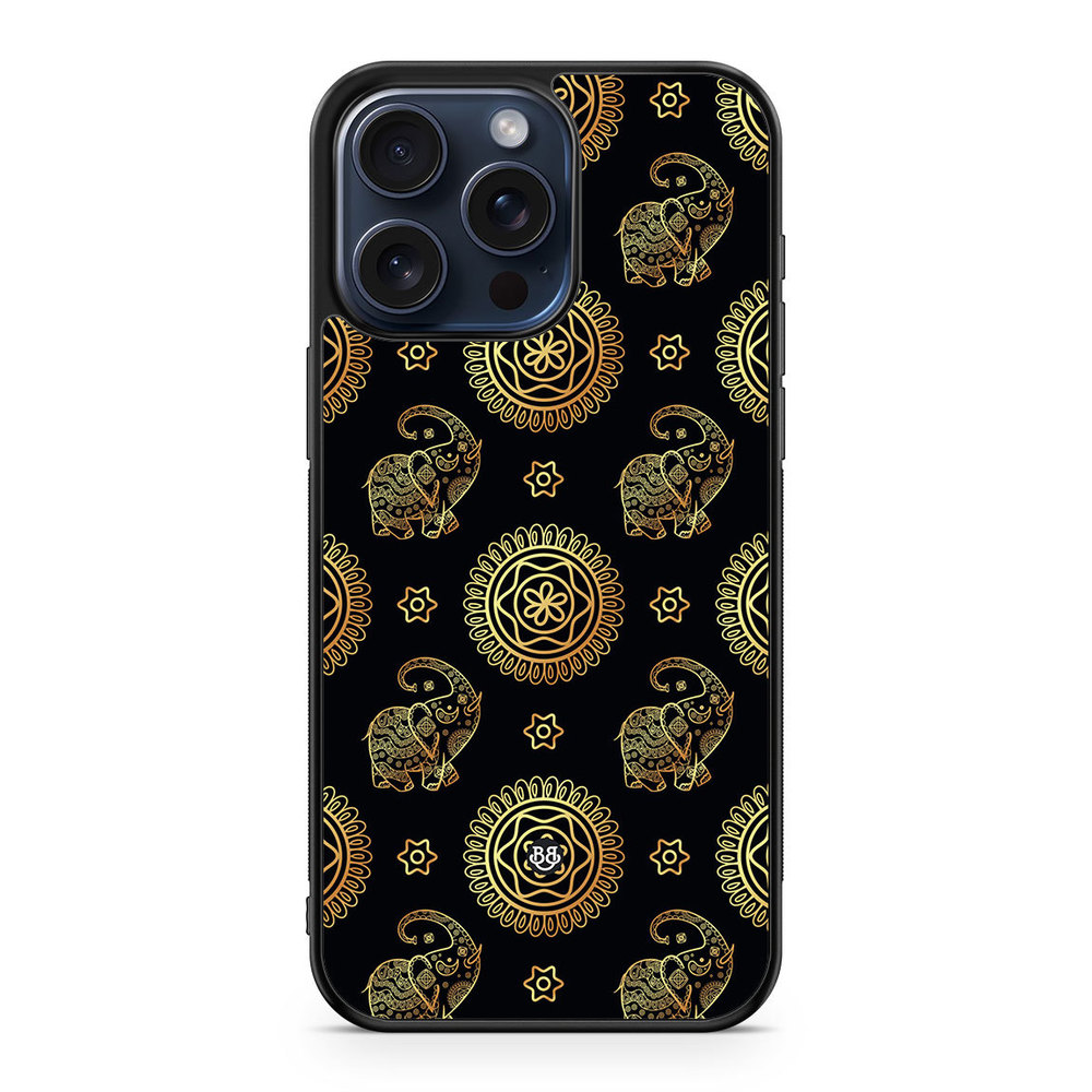 iPhone 15 Pro Max Case - Elephant Gold