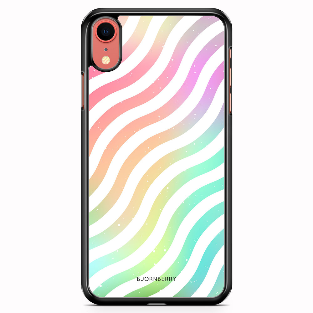 iPhone XR Case - Wavy Rainbow
