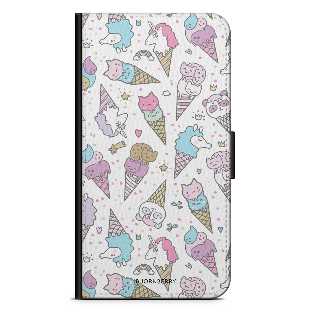 Sony Xperia 10 Plus Wallet Case - Cute Ice Cream