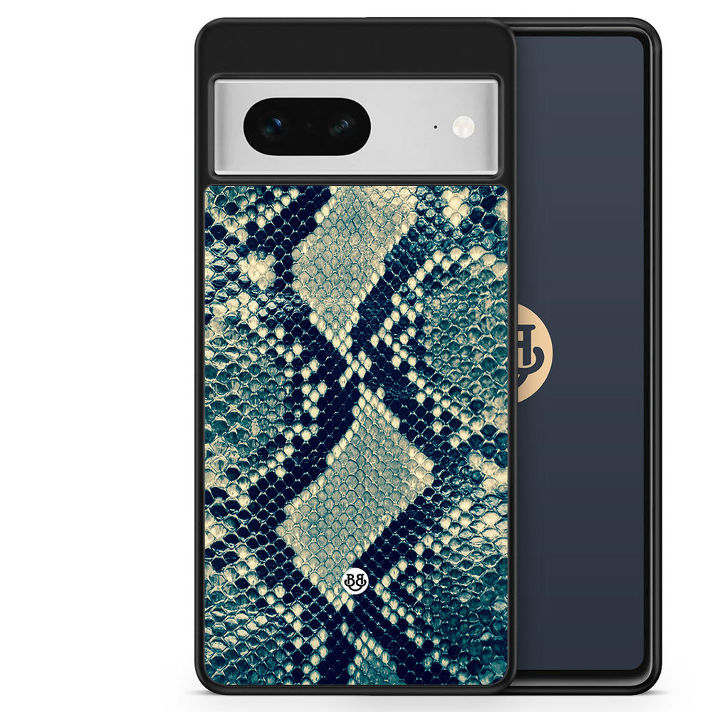 Google Pixel 7 Case - Blue Snakeskin