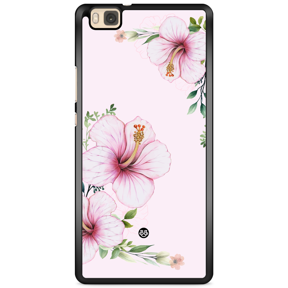 Huawei P8 Lite Case - WILD BLOOM - Soft Hibiscus