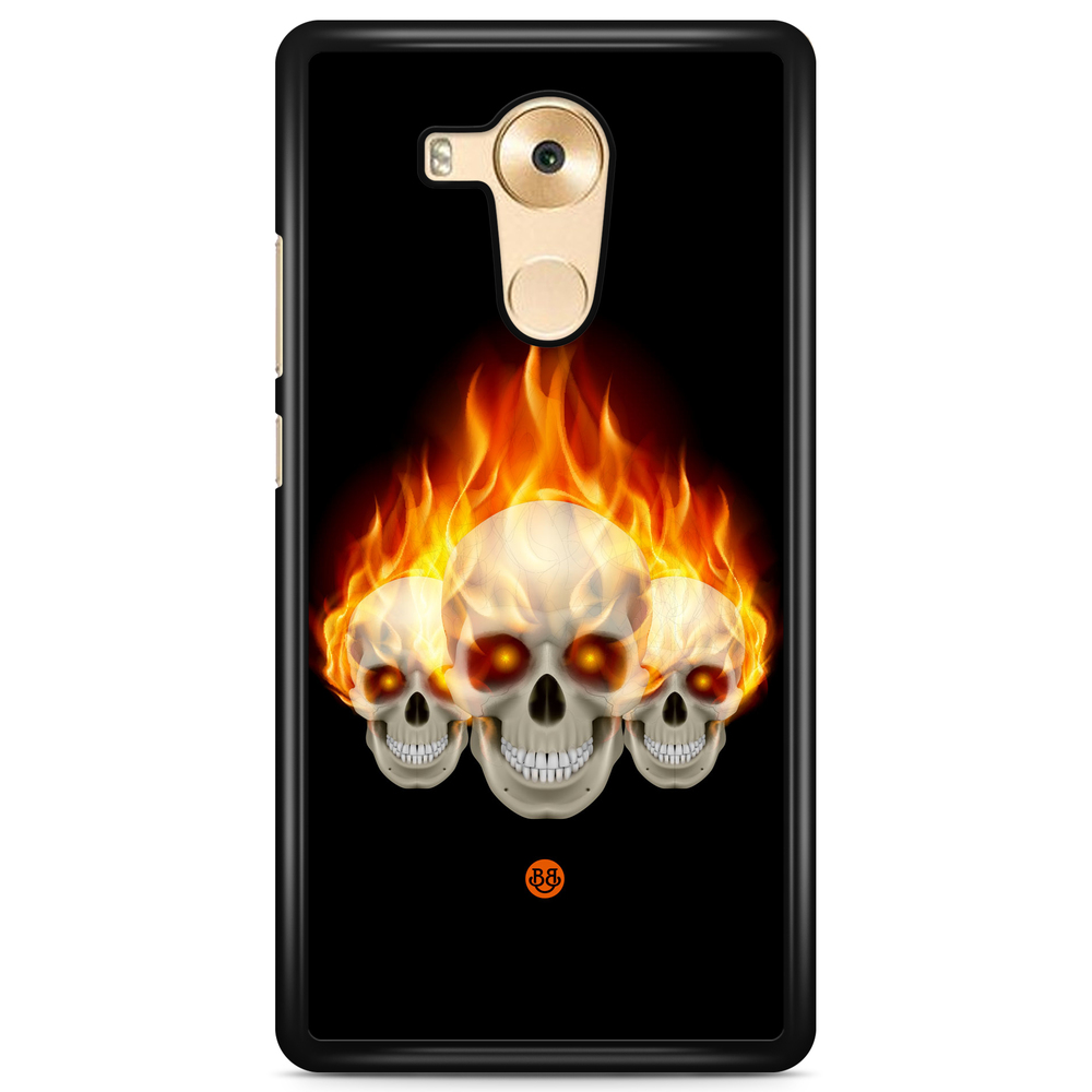 Huawei Mate 9 Case - Flames Skulls