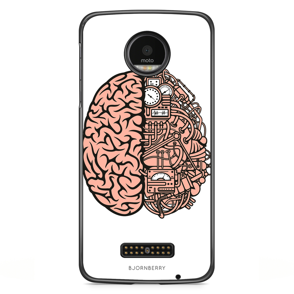 Moto Z2 Play Case - Robot Brain