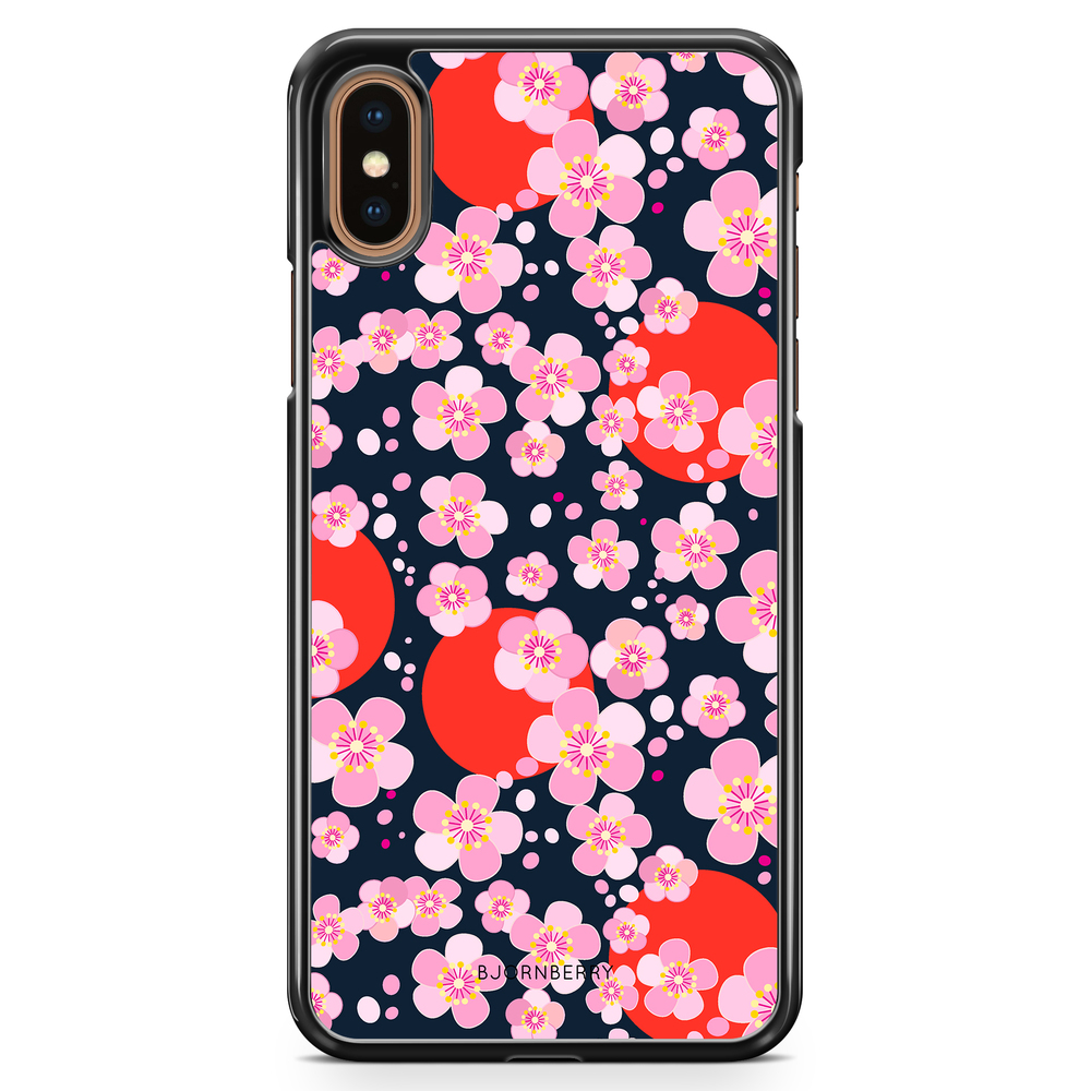 iPhone XS Max Case - Japanese Flowers