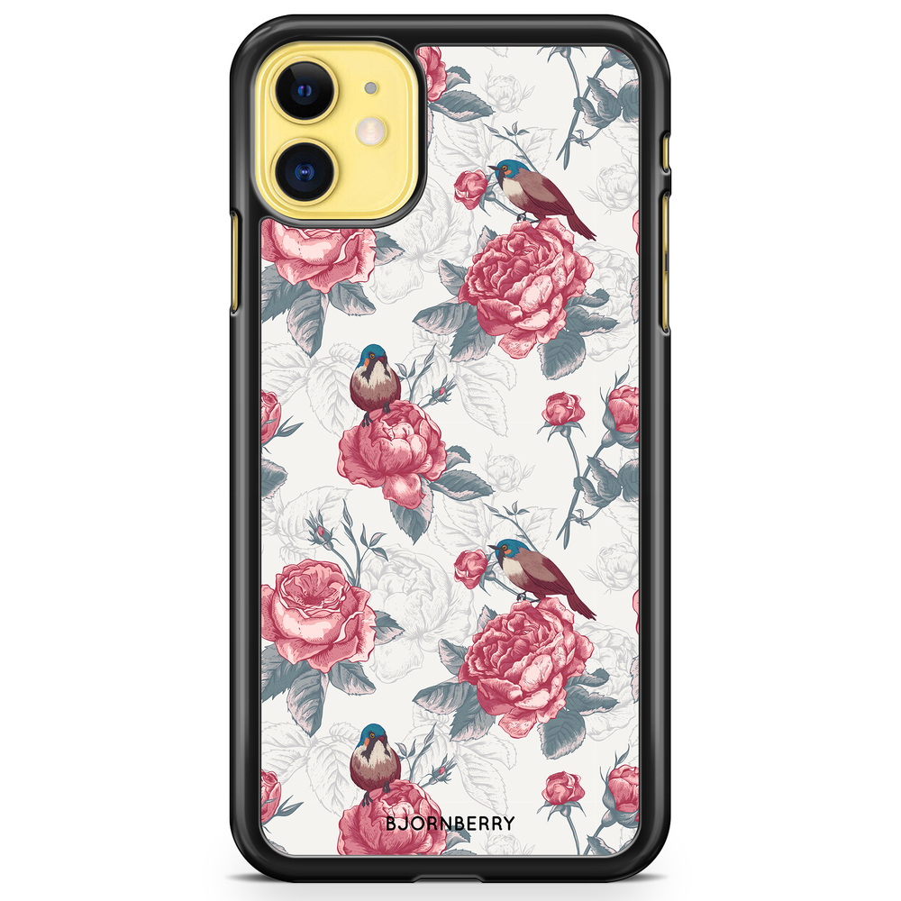 iPhone 11 Case - Roses and Birds