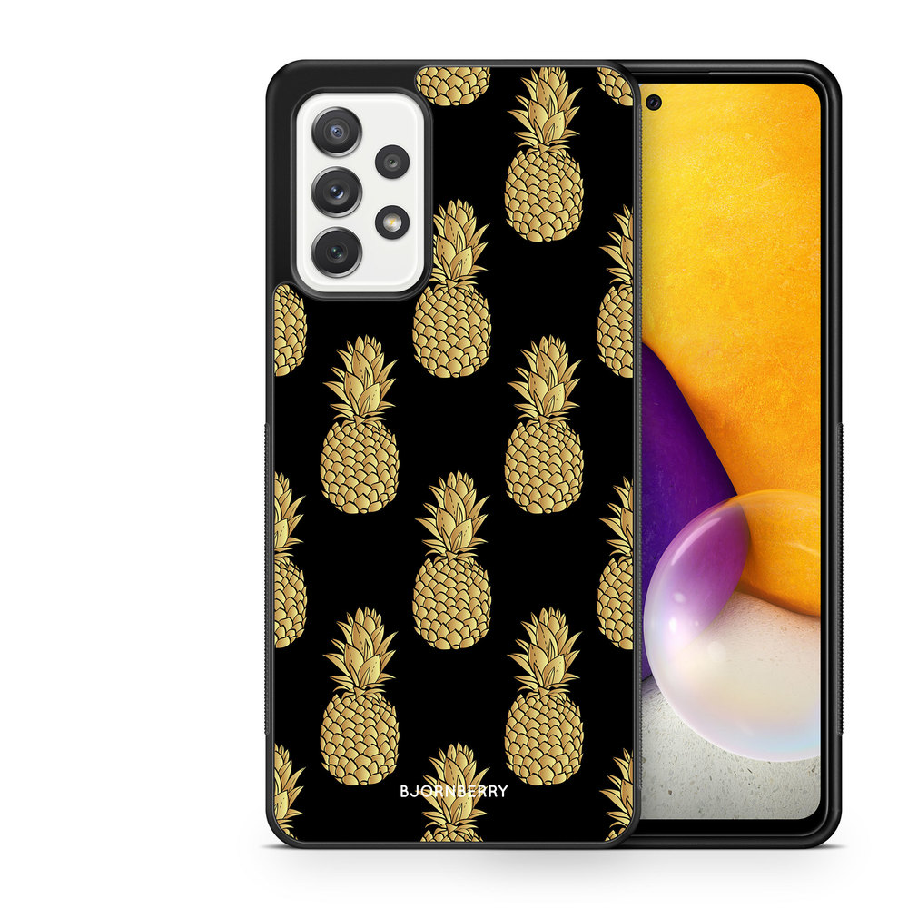 Samsung Galaxy A52/A52s 5G Case - Gold Pineapples