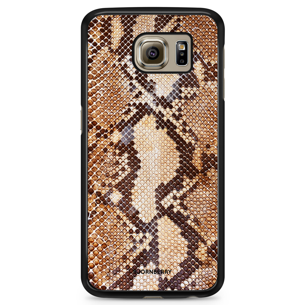 Samsung Galaxy S6 Case - Snakeskin Brown