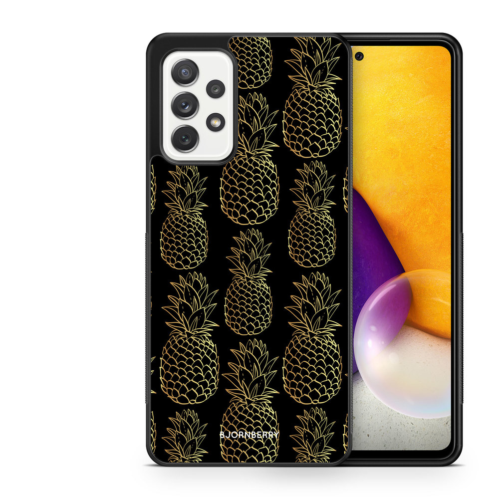 Samsung Galaxy A52/A52s 5G Case - Gold Pineapples