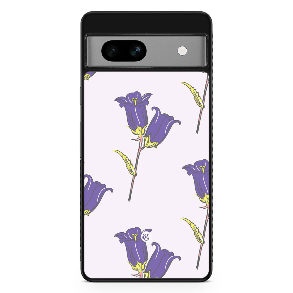 Google Pixel 7a Case - Wild Purple Flowers