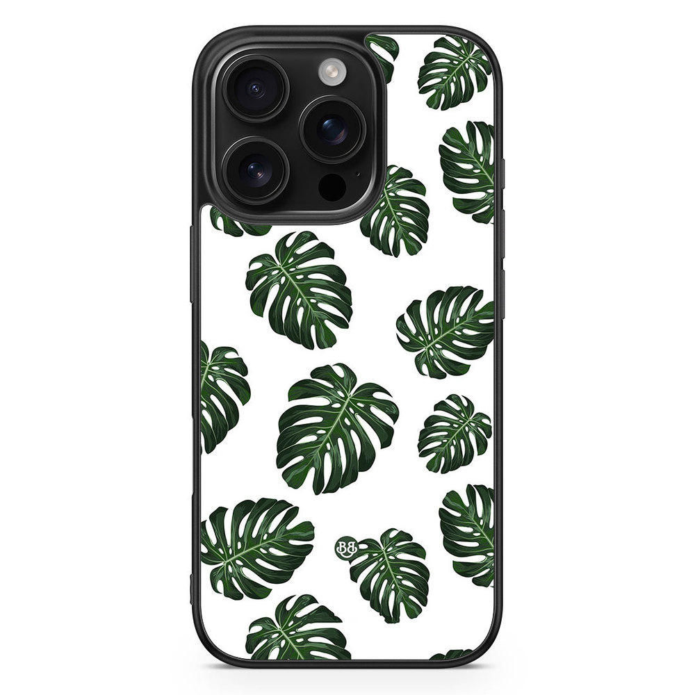 iPhone 16 Pro Case - Monstera Pattern