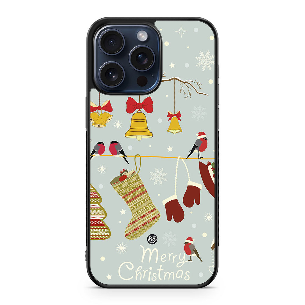iPhone 15 Pro Max Case - Christmas Owls