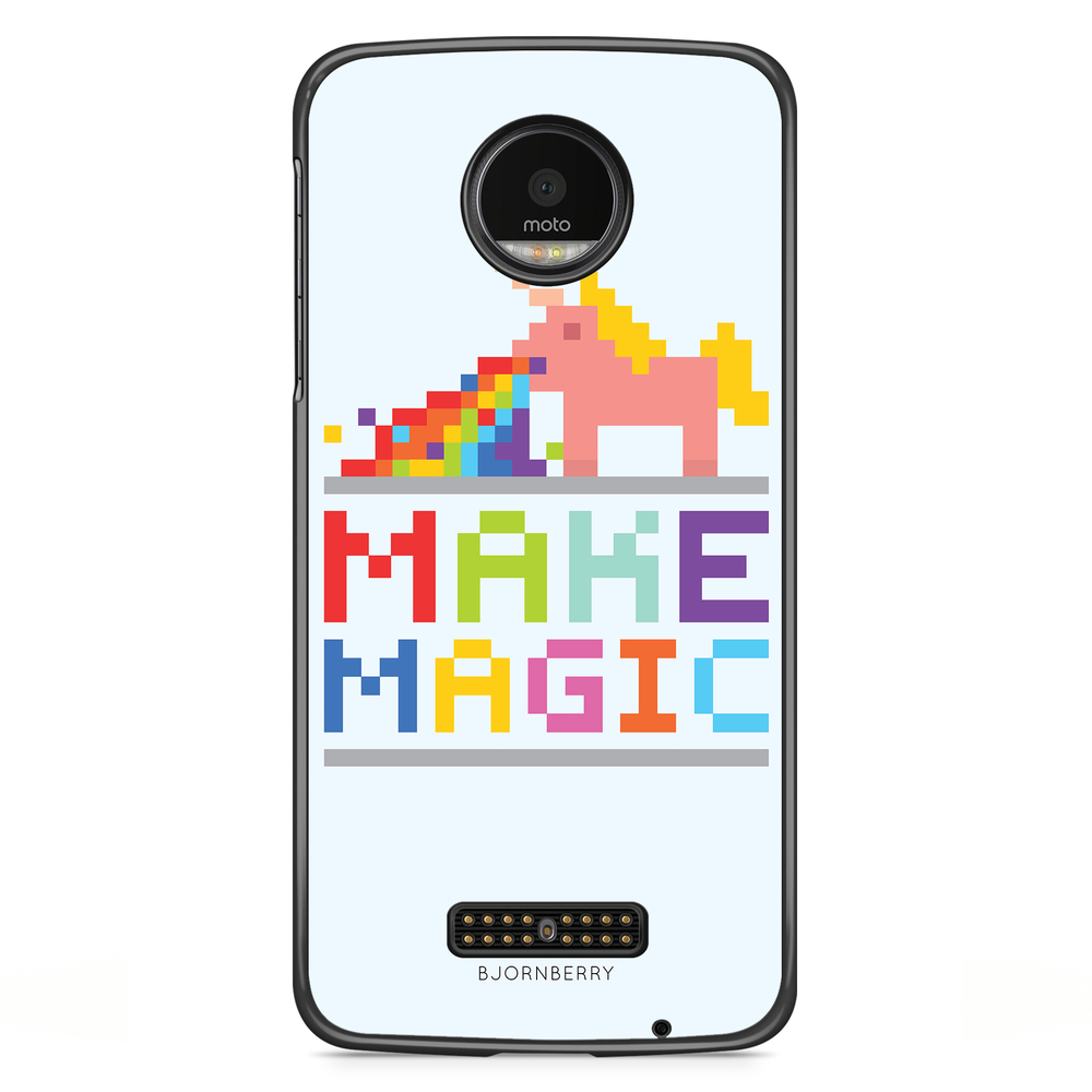Moto Z2 Play Case - Unicorn Make Magic