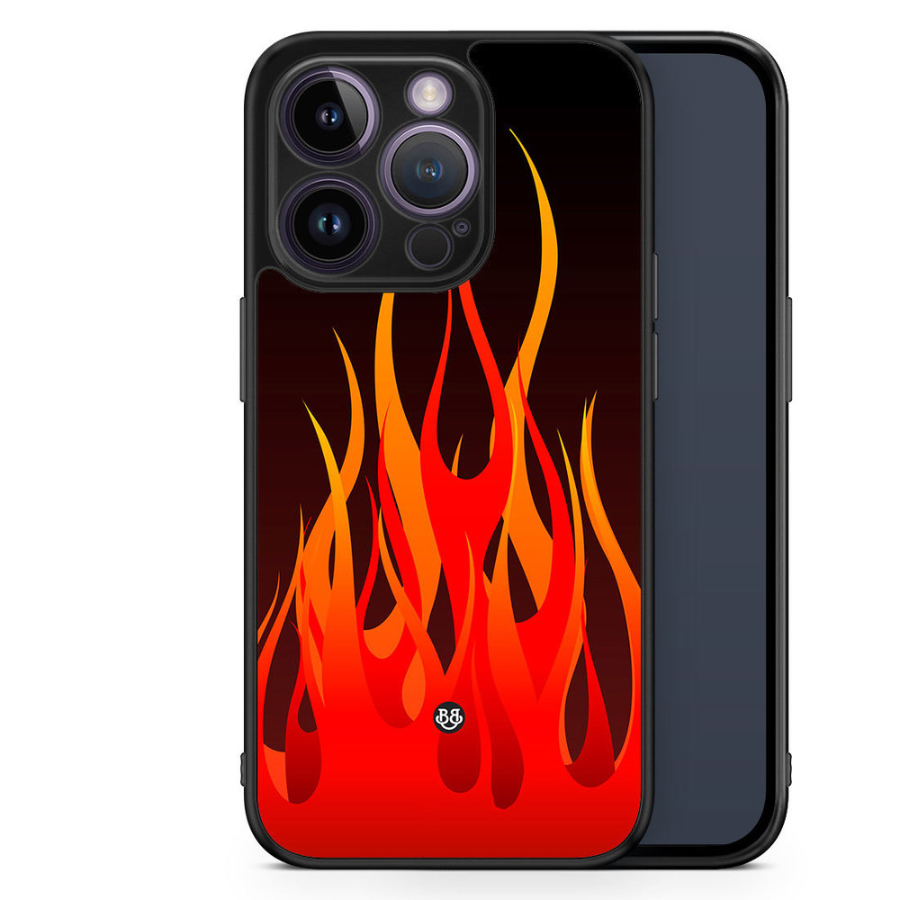 iPhone 14 Pro Case - Flames