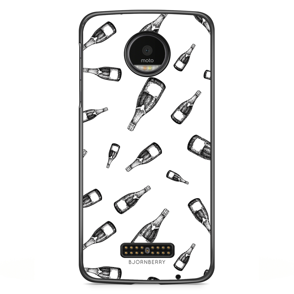 Moto Z2 Play Case - Champagne Pattern
