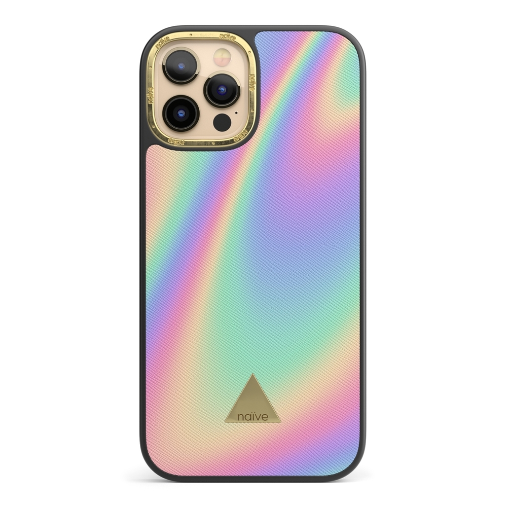 Naive iPhone 12 Pro Max Case - Rainbow