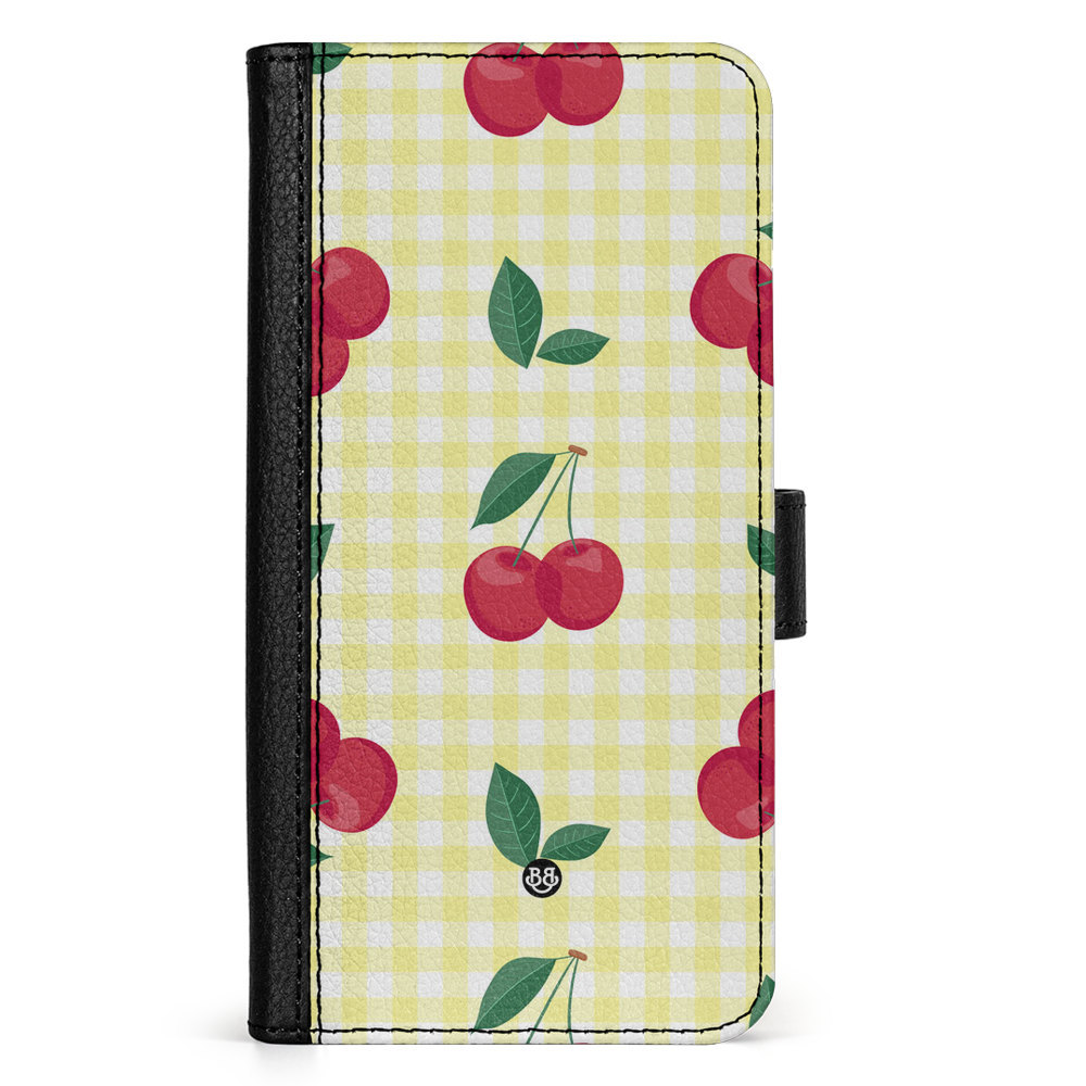 Samsung Galaxy A36 Wallet Case - Cherry Kiss