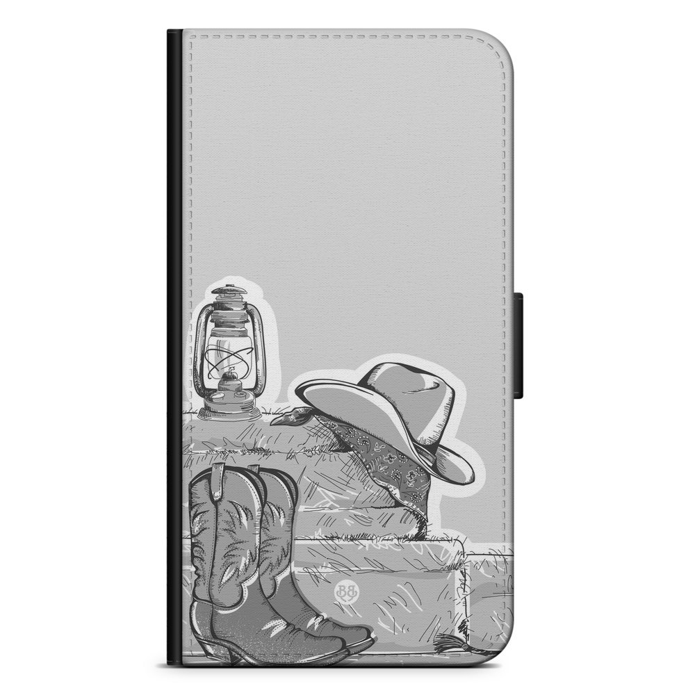 Sony Xperia X Compact Wallet Case - Western Black/White