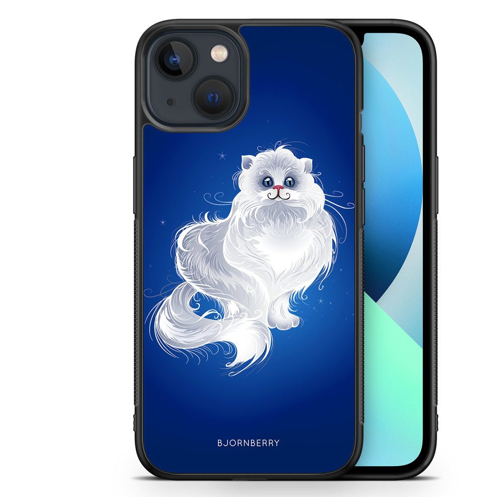 iPhone 13 Mini Case - White Cat