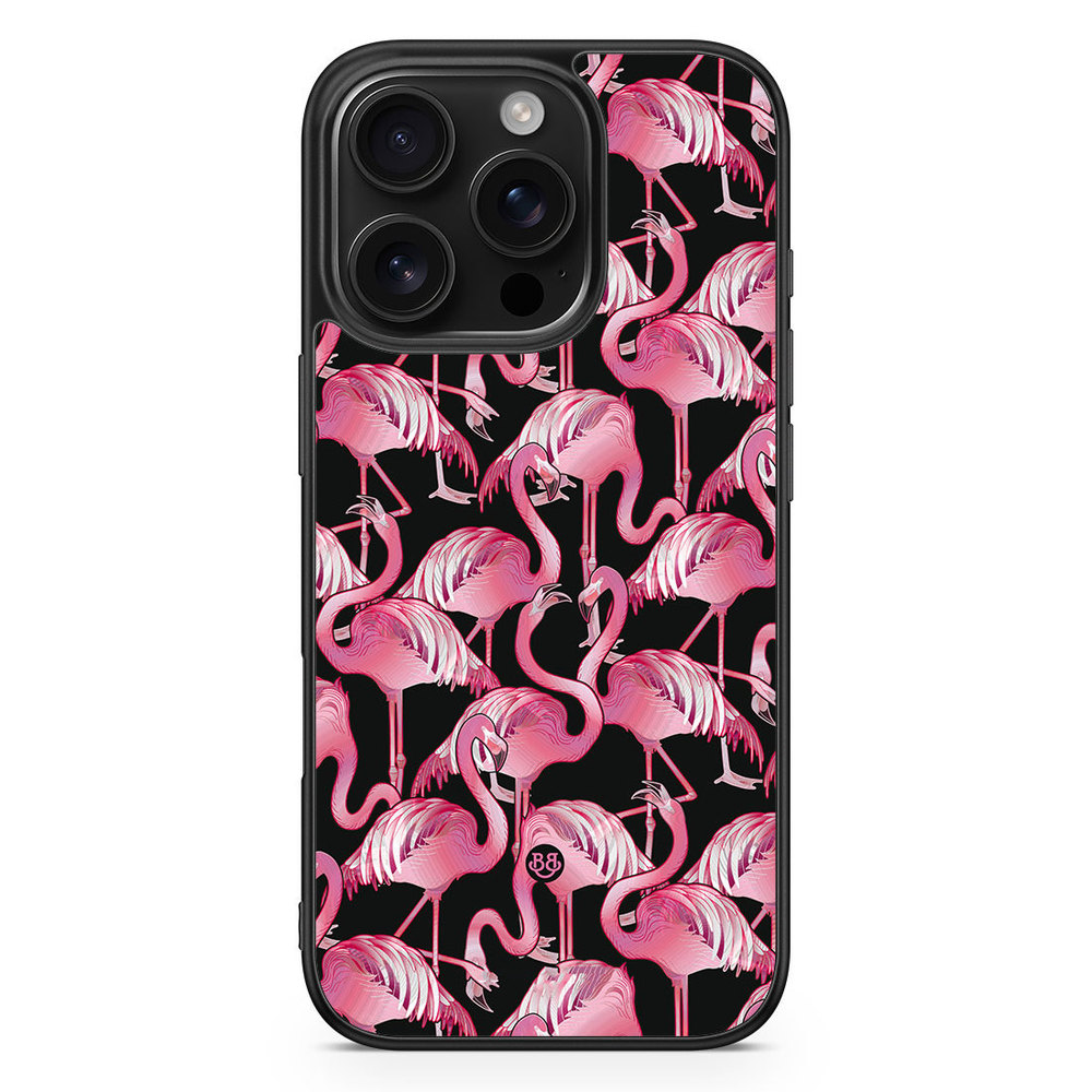iPhone 16 Pro Case - Flamingos