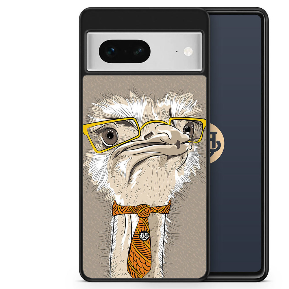Google Pixel 7 Case - Hipster Ostrich